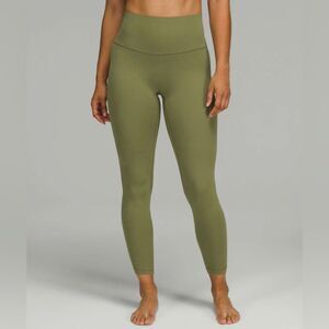 Lululemon green Align High-Rise Pant 25" size 8